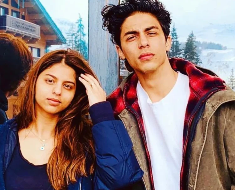 Suhana Khan and Aryan Khan