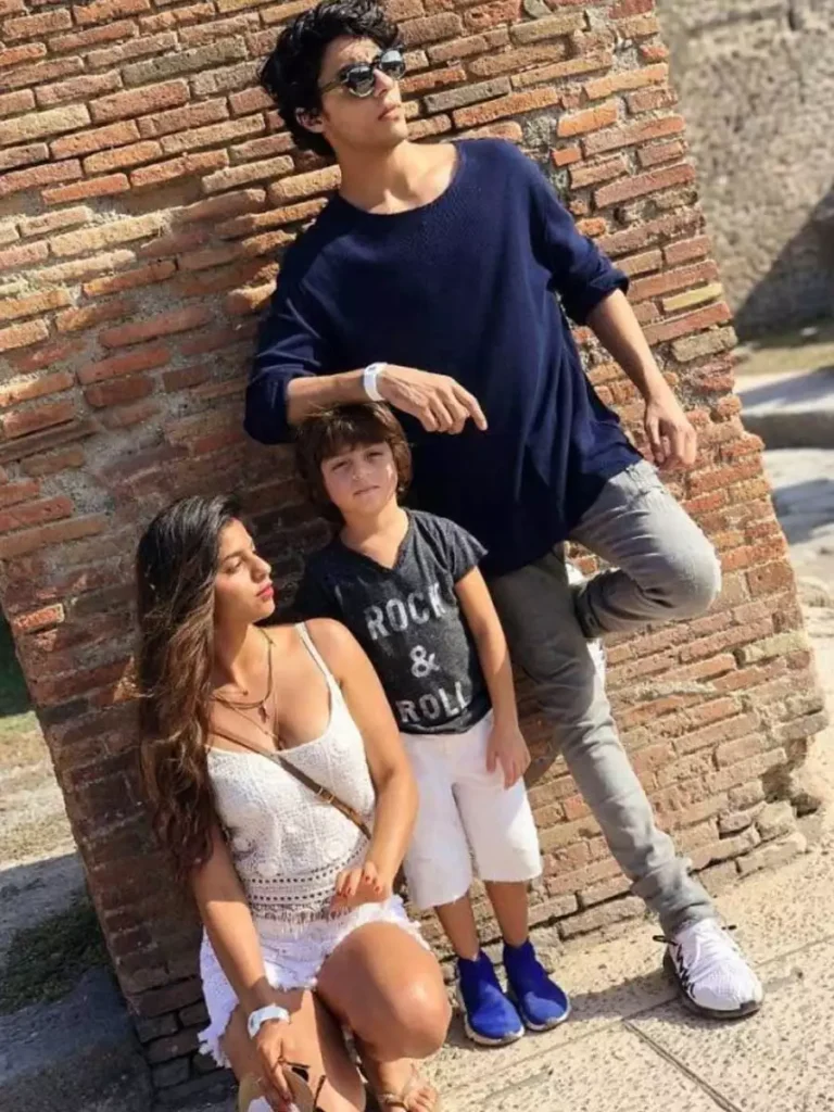 Suhana Khan and Aryan Khan